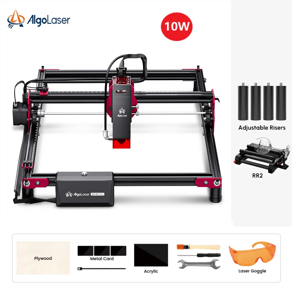 DIY KIT Mini 10W Laser Engraver Cutter For Beginner Table Woodworking
