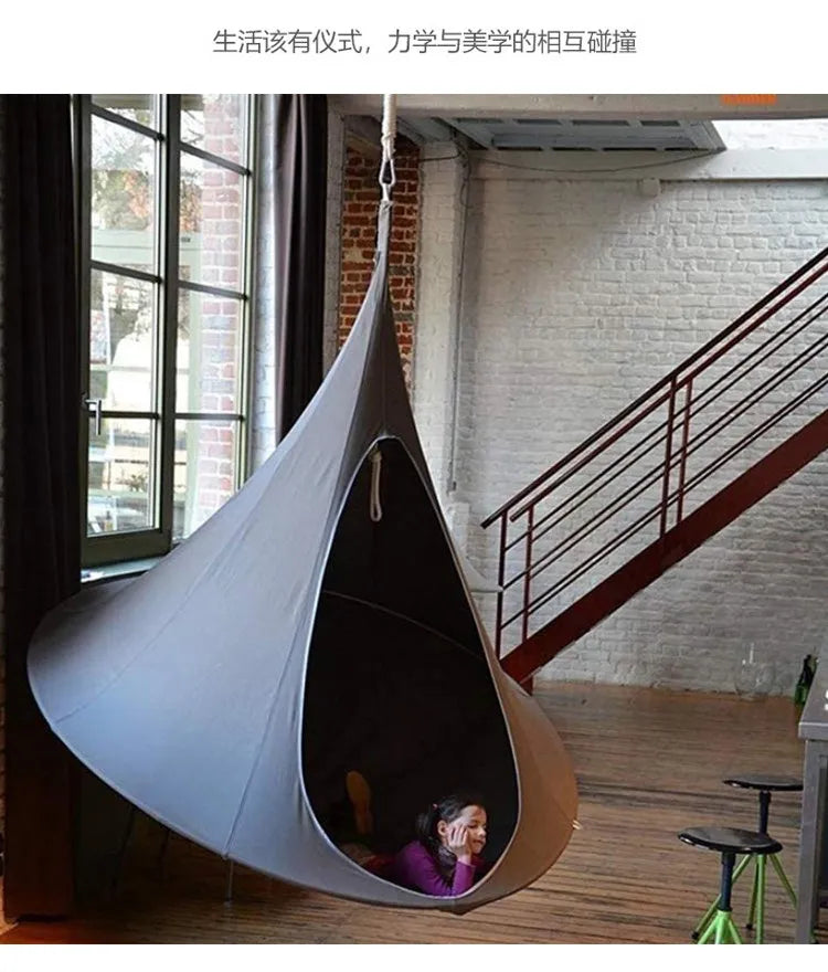 Outdoor Indoor Courtyard Hammocks Swings Butterfly-shaped Hanging Chairs