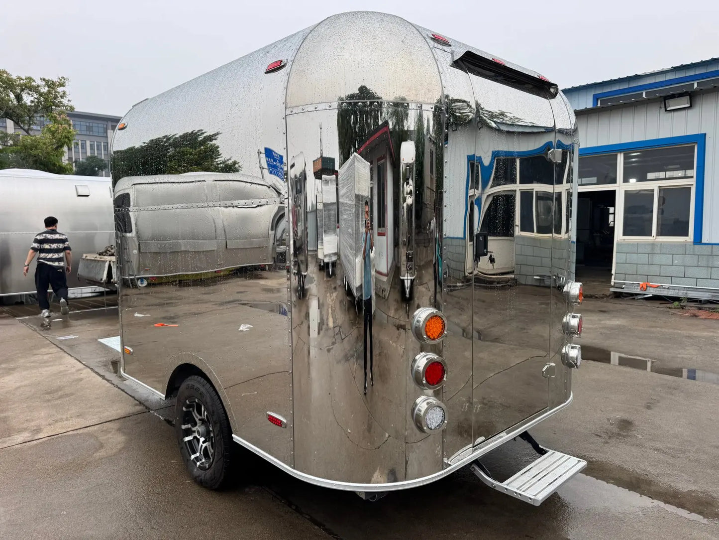 Food Cart Refrigerator, Mobile Food Caravan, Fast Food Trailer for Sale USA