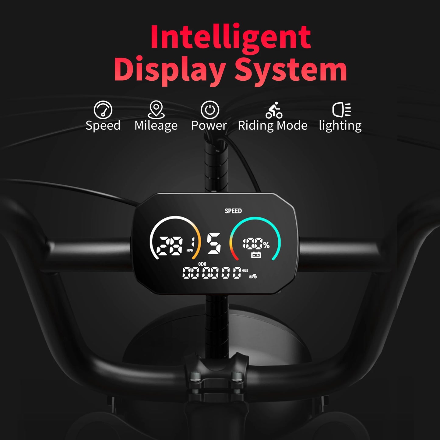 Adults Electric Bike 1000W Motor Mountain Moped Ebikes For Men