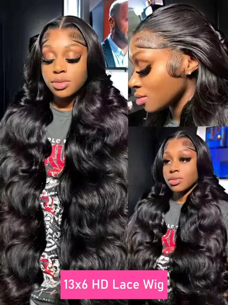 Body Wave 13x6 Hd Lace Frontal Wig Brazilian Human Hair