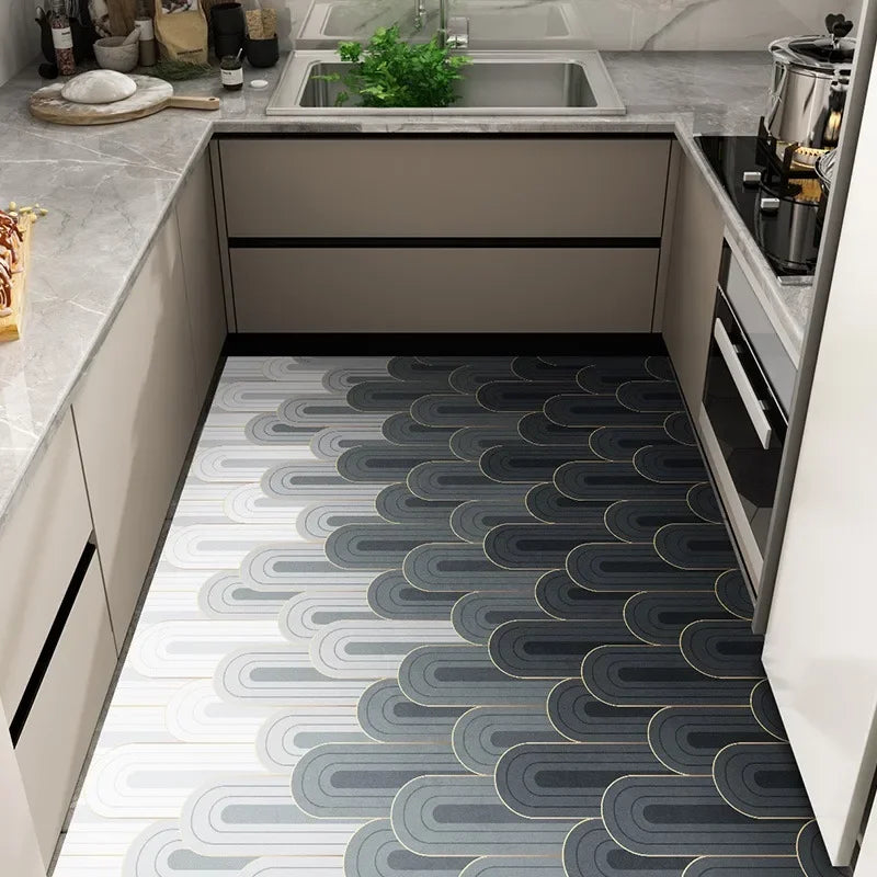 Kitchen Carpet Oil-proof Non-slip Waterproof Rug