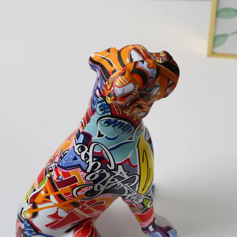 Color Boxer  Dog Decorations Home Entrance Wine Cabinet Office
