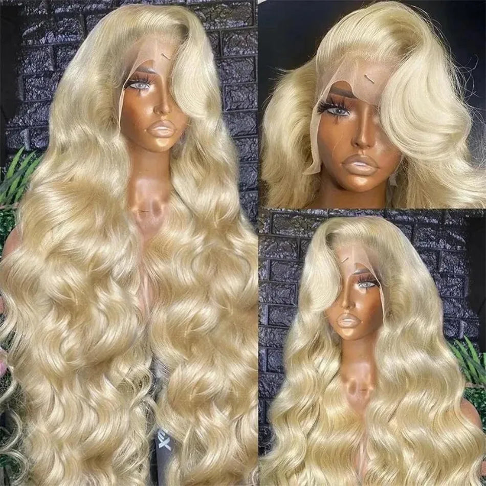 Blonde Lace Frontal Wig 13X6 Body Wave Human Hair Wigs