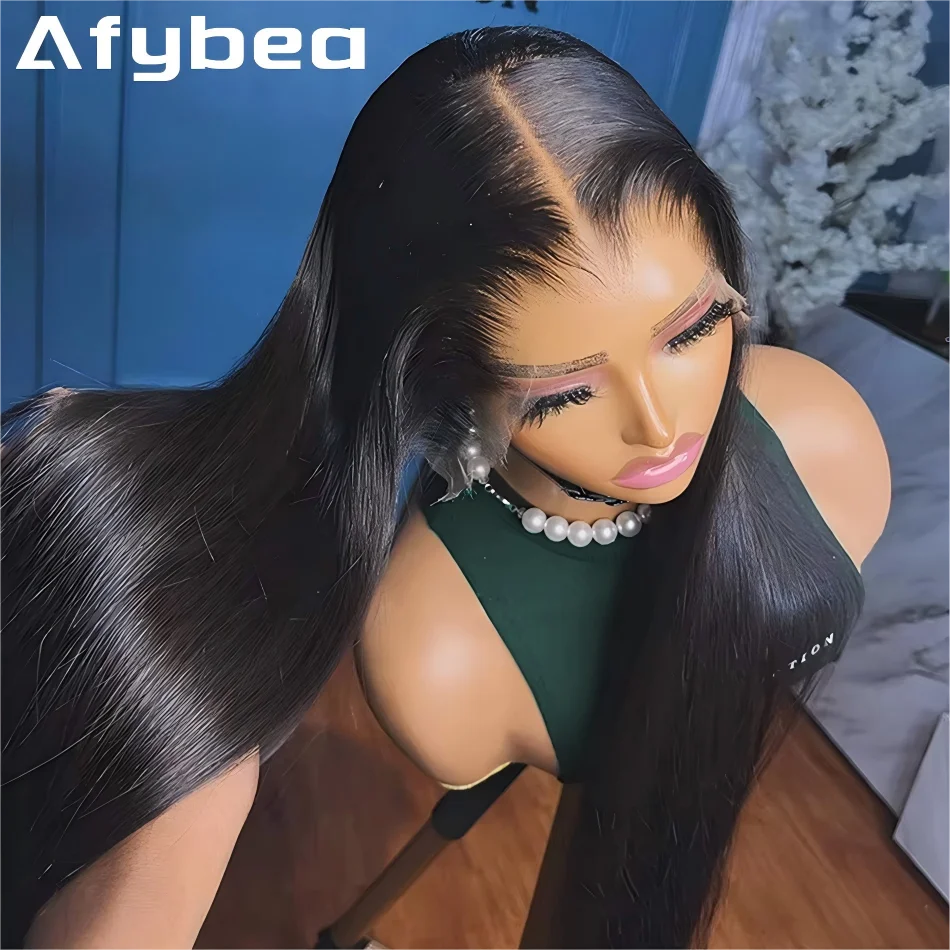 Straight Human Hair Wigs Frontal Wig Glu less