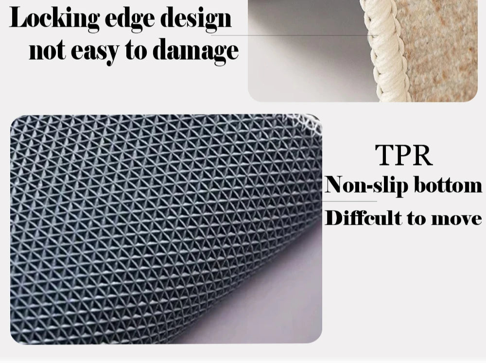 Kitchen Floor Mat TPR Non-slip Bottom Long Rug Dirt-resistant Anti-slip Foot Mats Home Corridor Bedroom Bedside Carpet Ковер 러그