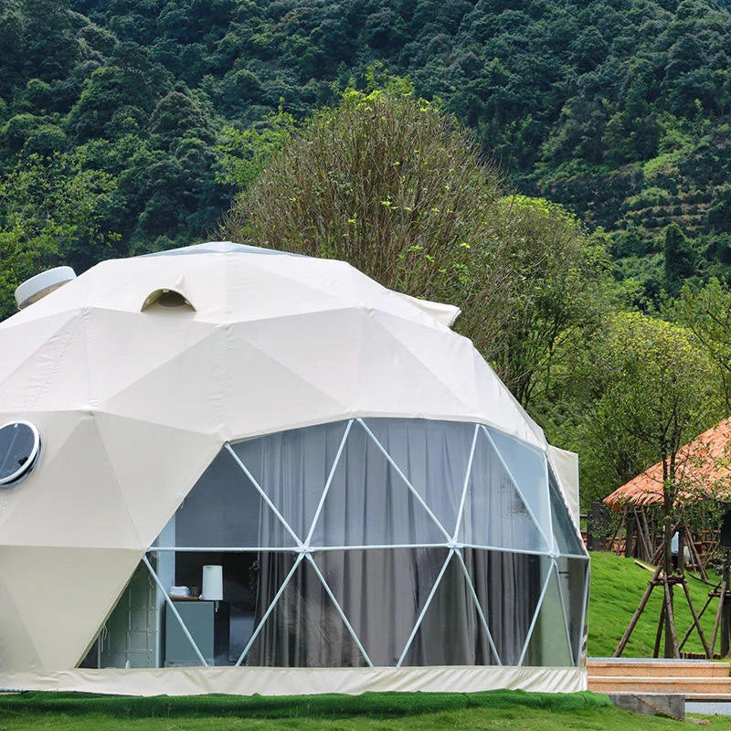 Luxury Prefab Geodesic Dome Tent, Outdoor Camping Glamping
