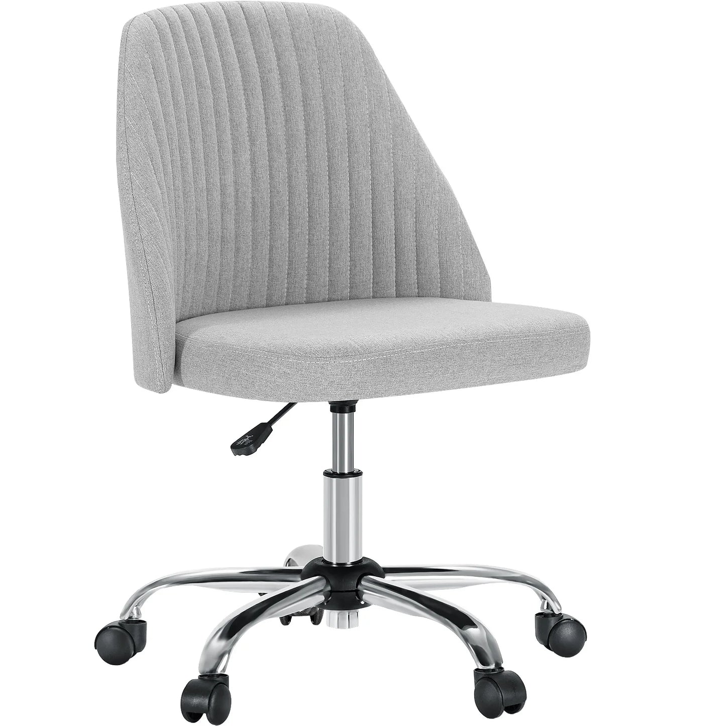 Armless Small Desk Office Chair Cute Swivel Chair