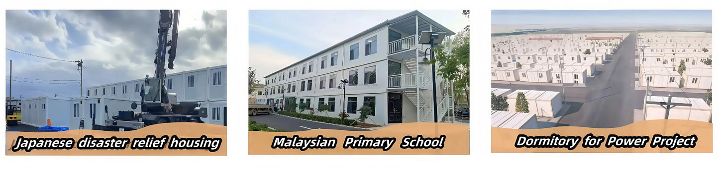 Customized 20ft 40ft Folding Prefab 2 Story Container House Luxury Expandable Container Houses Prefabricated Container Home