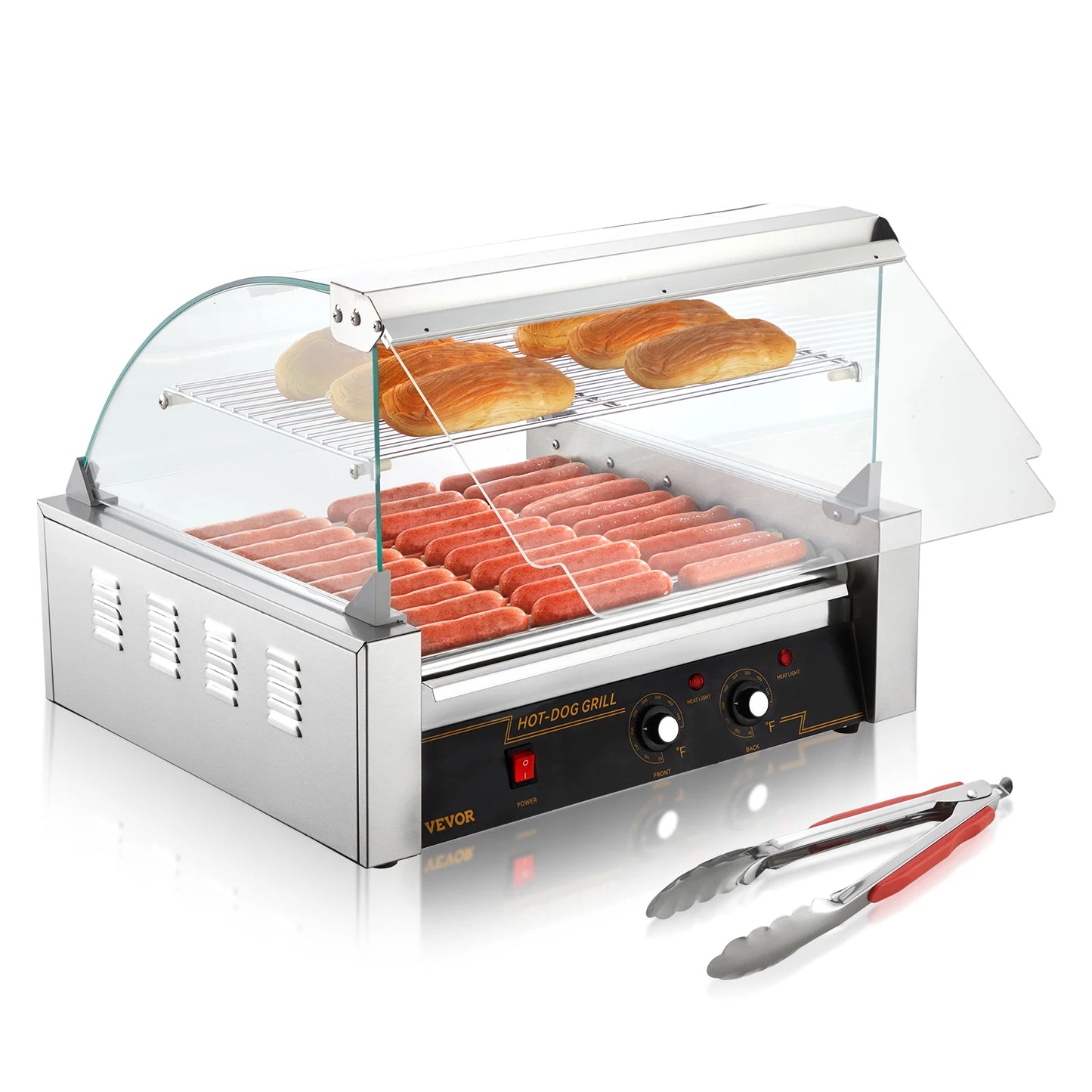 Commercial Hot Dog Roller Electric Sausage Maker Barbecue Grill Machine