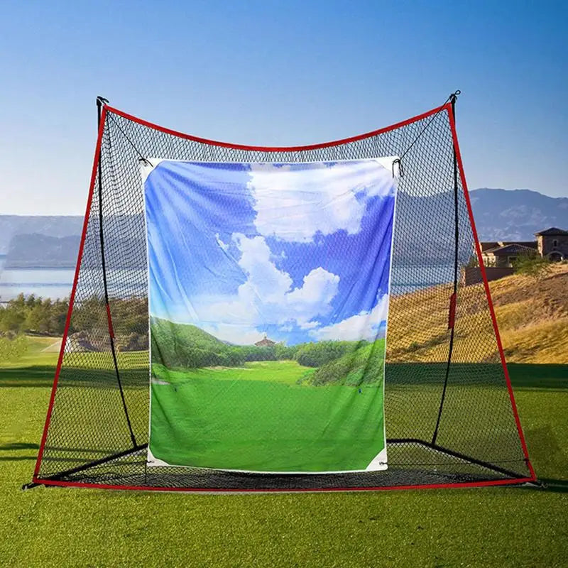 Golf Ball Hitting Screens Indoor Training Hitting Cloth For Golf