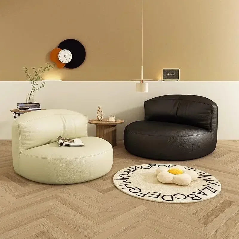 Lazy Sofa Reclining Couch Half Moon Sofa  Bedroom