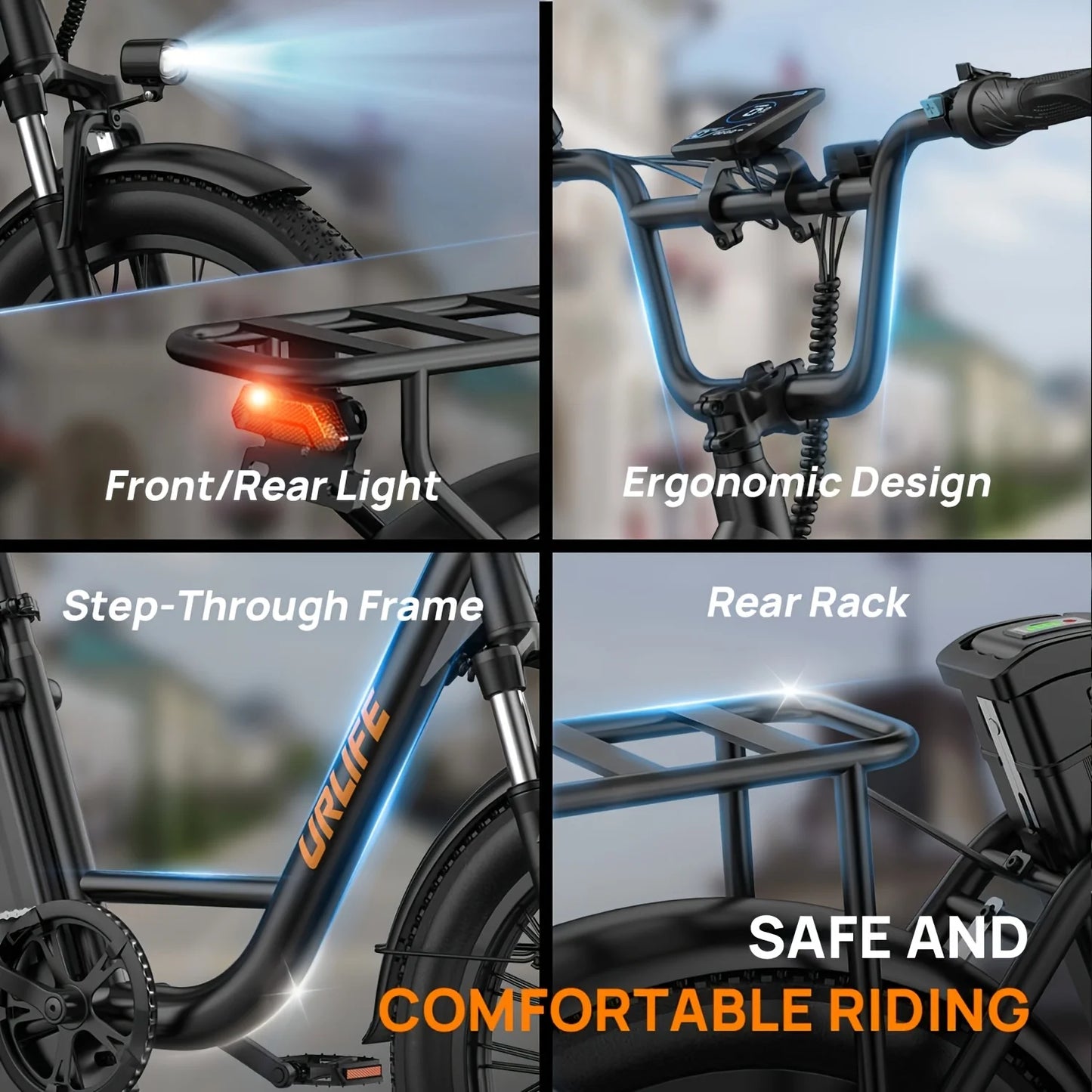 Electric Bike | 48V 13Ah Removable Battery, 20MPH, 20''X3" Fat Tire, 7-Speed