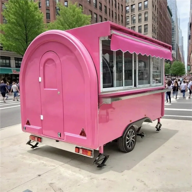 Mobile Food Truck Trailer Customized Mobile Food Truck Trailer Customized Trailer Street Food Cart Mobile Kitchen for Business OEM/ODM