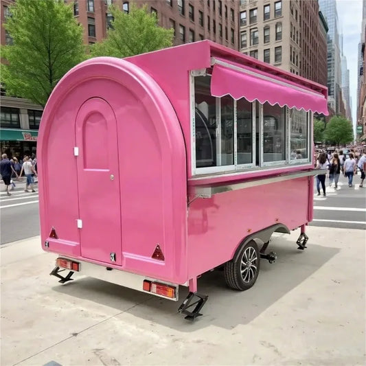 Mobile Food Truck Trailer Customized Mobile Food Truck Trailer Customized Trailer Street Food Cart Mobile Kitchen for Business OEM/ODM