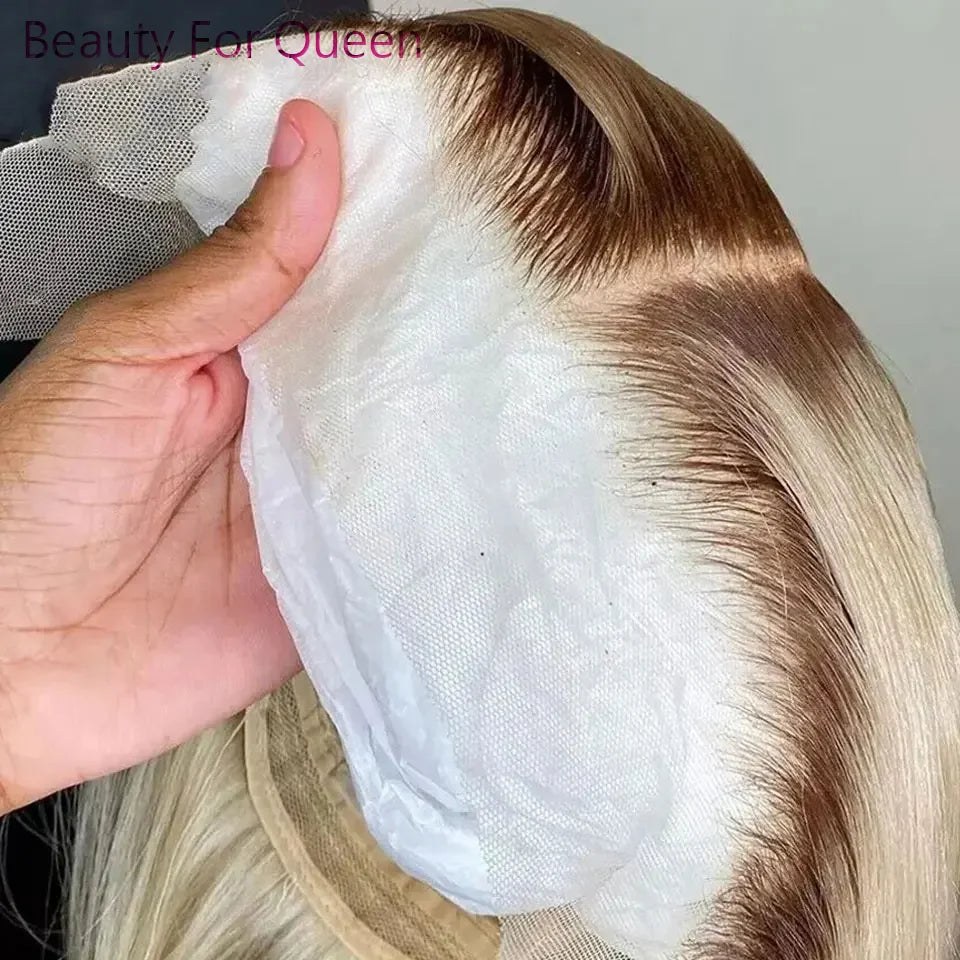 Blonde Short Bob Wig Lace Front Human Hair Wigs