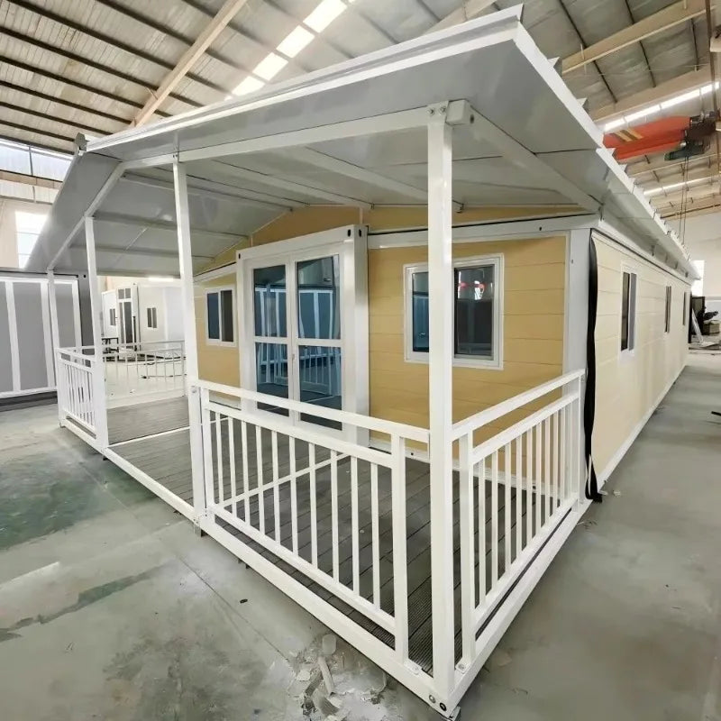 Prefabricated House Portable Luxury 20FT 40FT Expandable Container House Modular Foldable Container Home Prefab Cabin