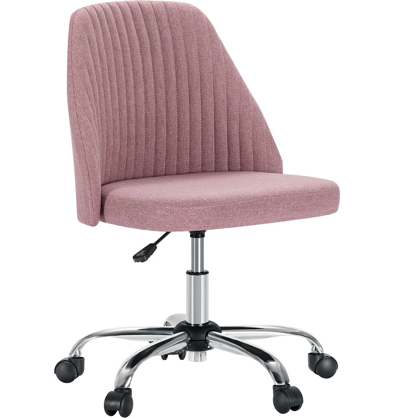 Armless Small Desk Office Chair Cute Swivel Chair