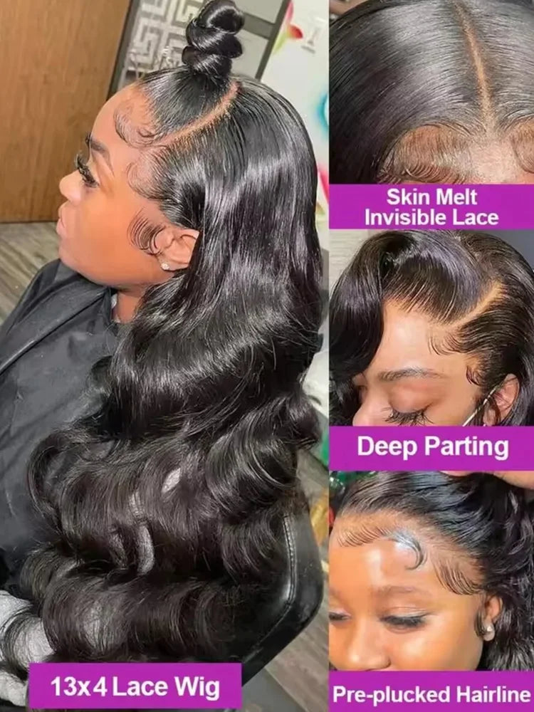 Body Wave 13x6 Hd Lace Frontal Wig Brazilian Human Hair
