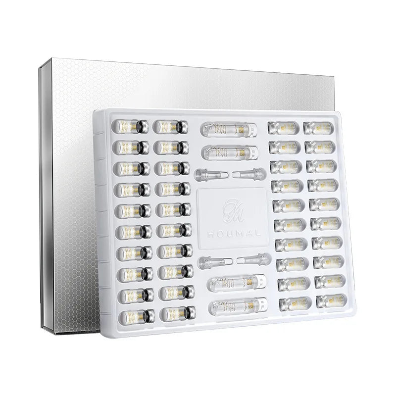 44PCS Lyophilized Powder Serum Sheep Placenta Oligopeptide Skin Care Set