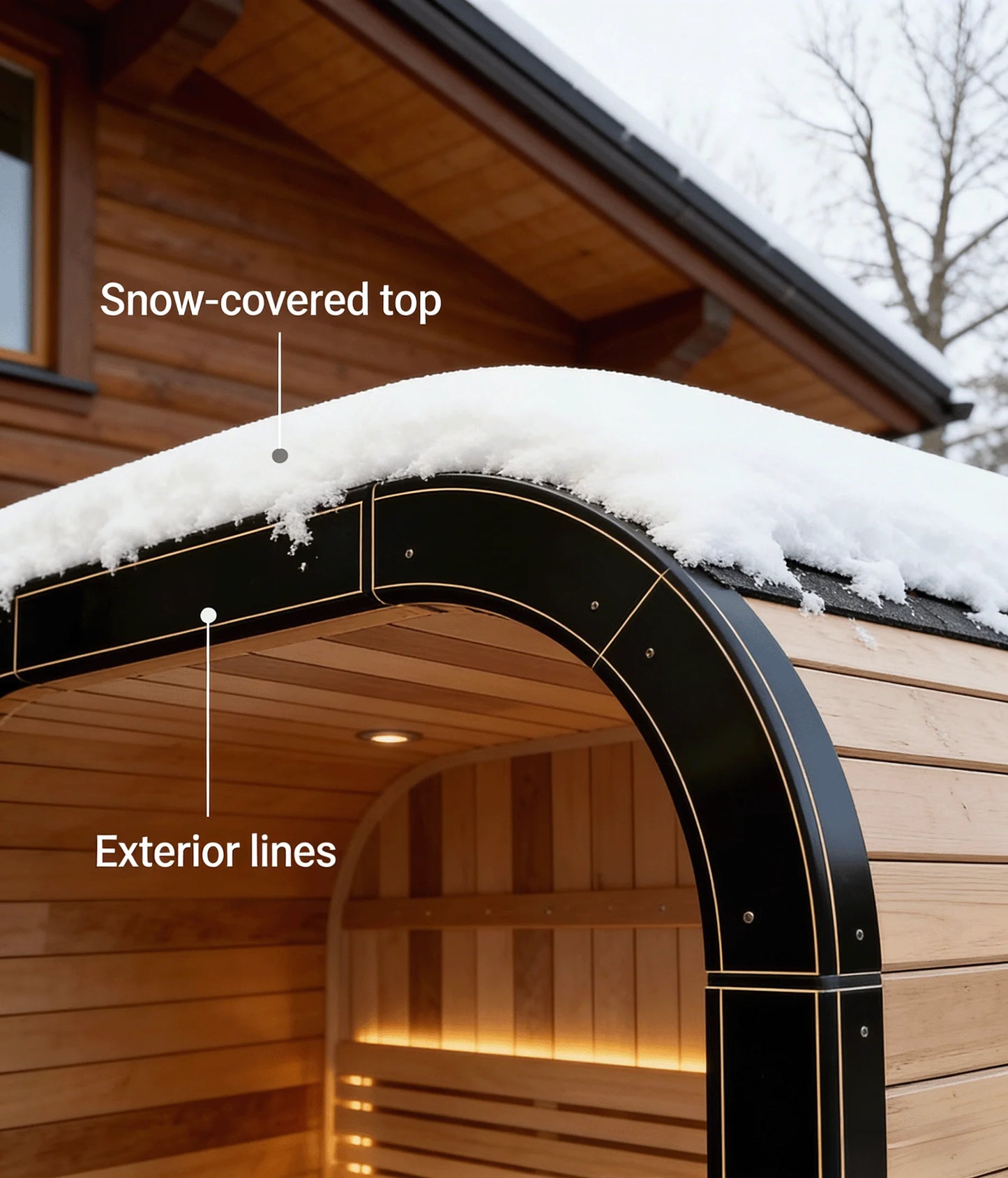 Panoramic Sauna Room Round Steam Room Anti Corrosion Anti Cracking Durable Heating Home Spa Sauna