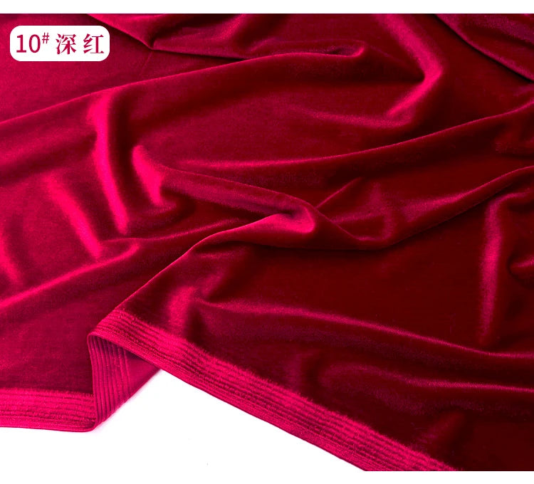 High Quality Elastic Velvet Korean Velvet Clothing Fabric