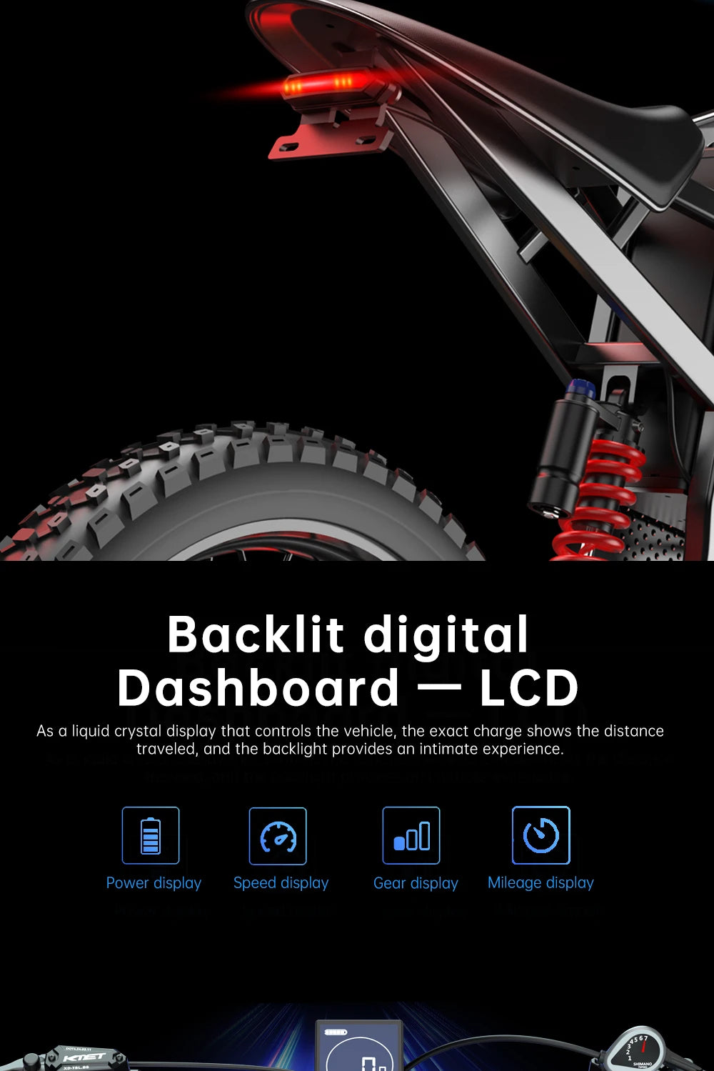 Electric Motorcycles 3000W Brushless Gearless Motors Speed 85Kmh Adult
