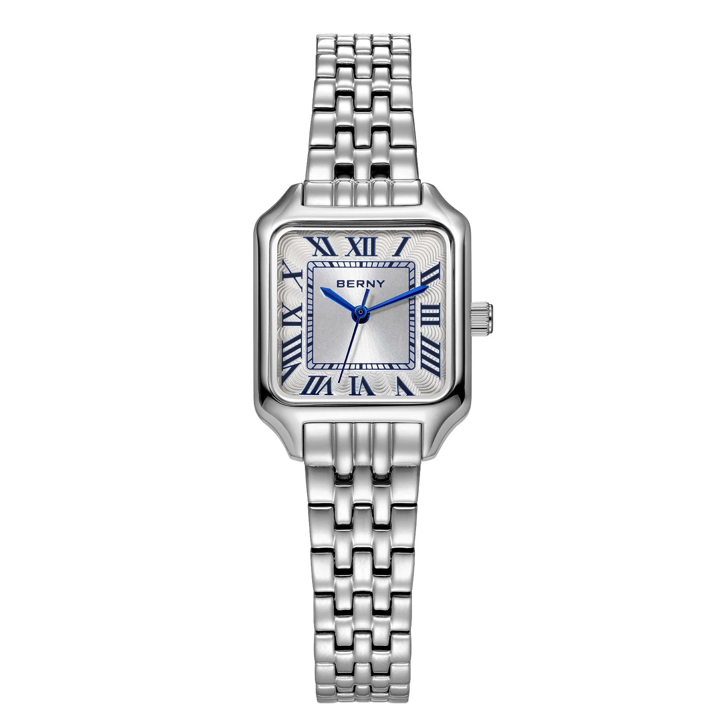 BERNY Square Ladies Watch Quartz Fashion and Exquisite Watch Woman Numeral Small Women's Waterproof New Jewelry Bracelet Women Watch