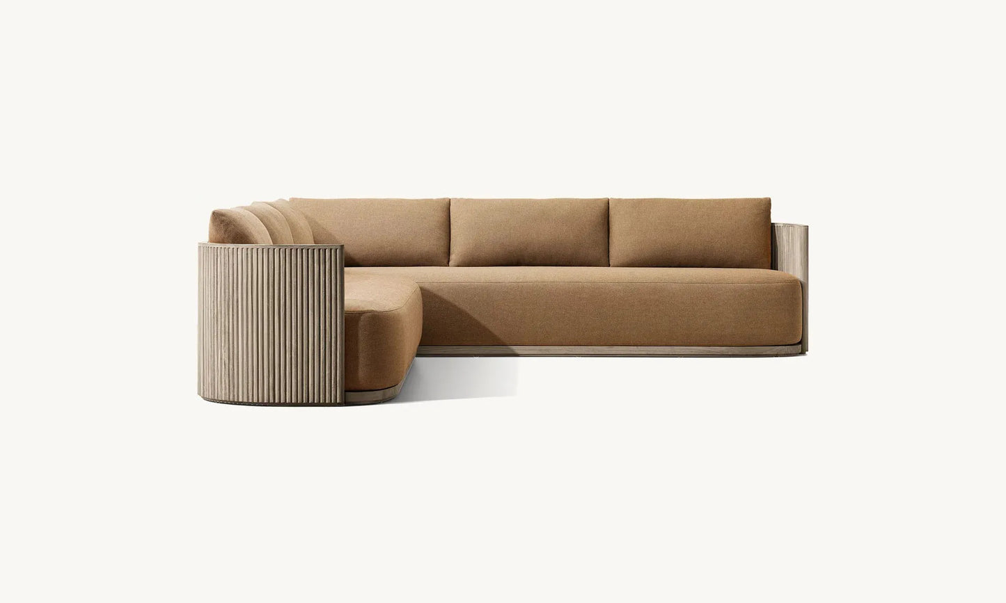 Outdoor garden furniture Custom garden patio teak sectional sofa set