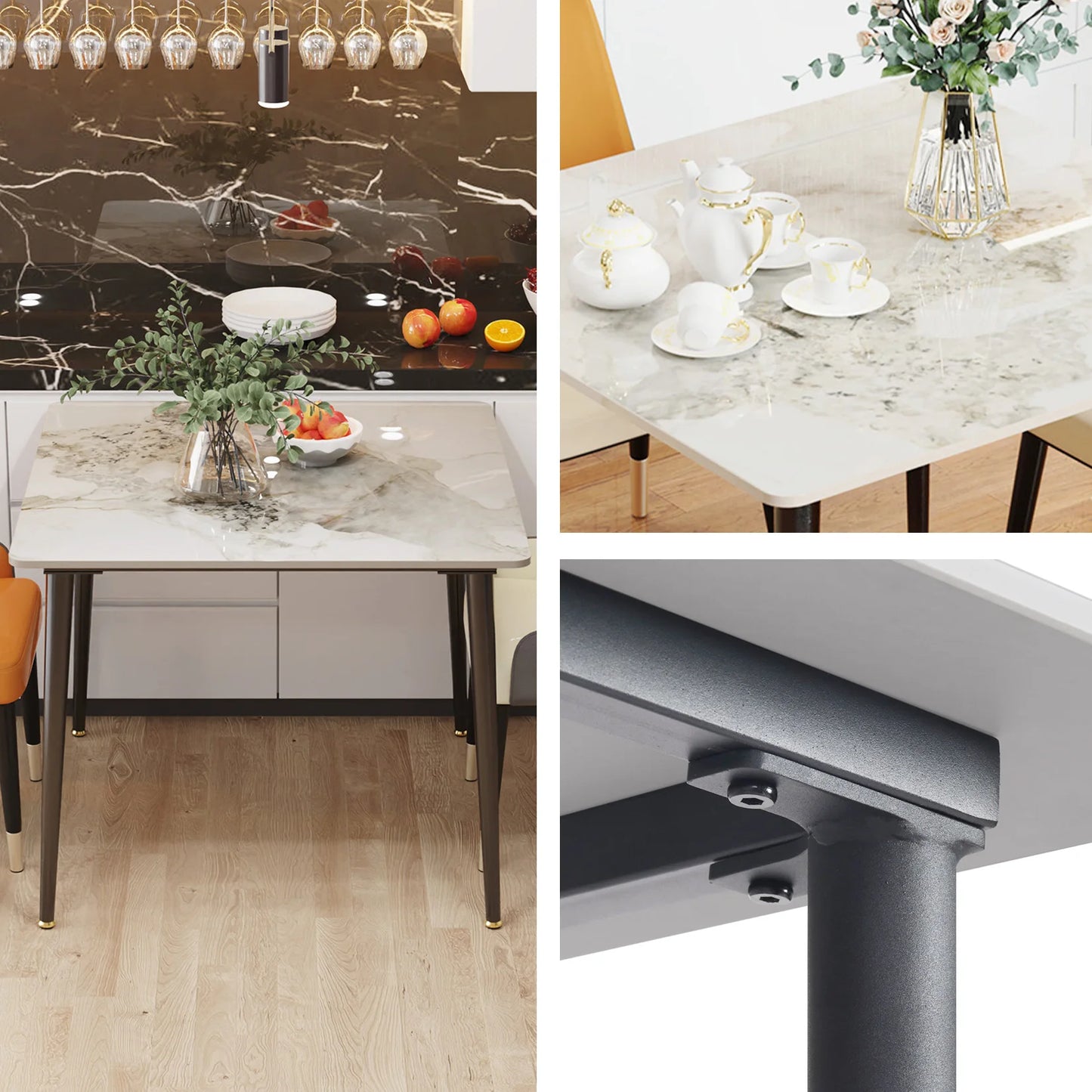 Rectangular Dining Modern Dining Desk Table Furniture