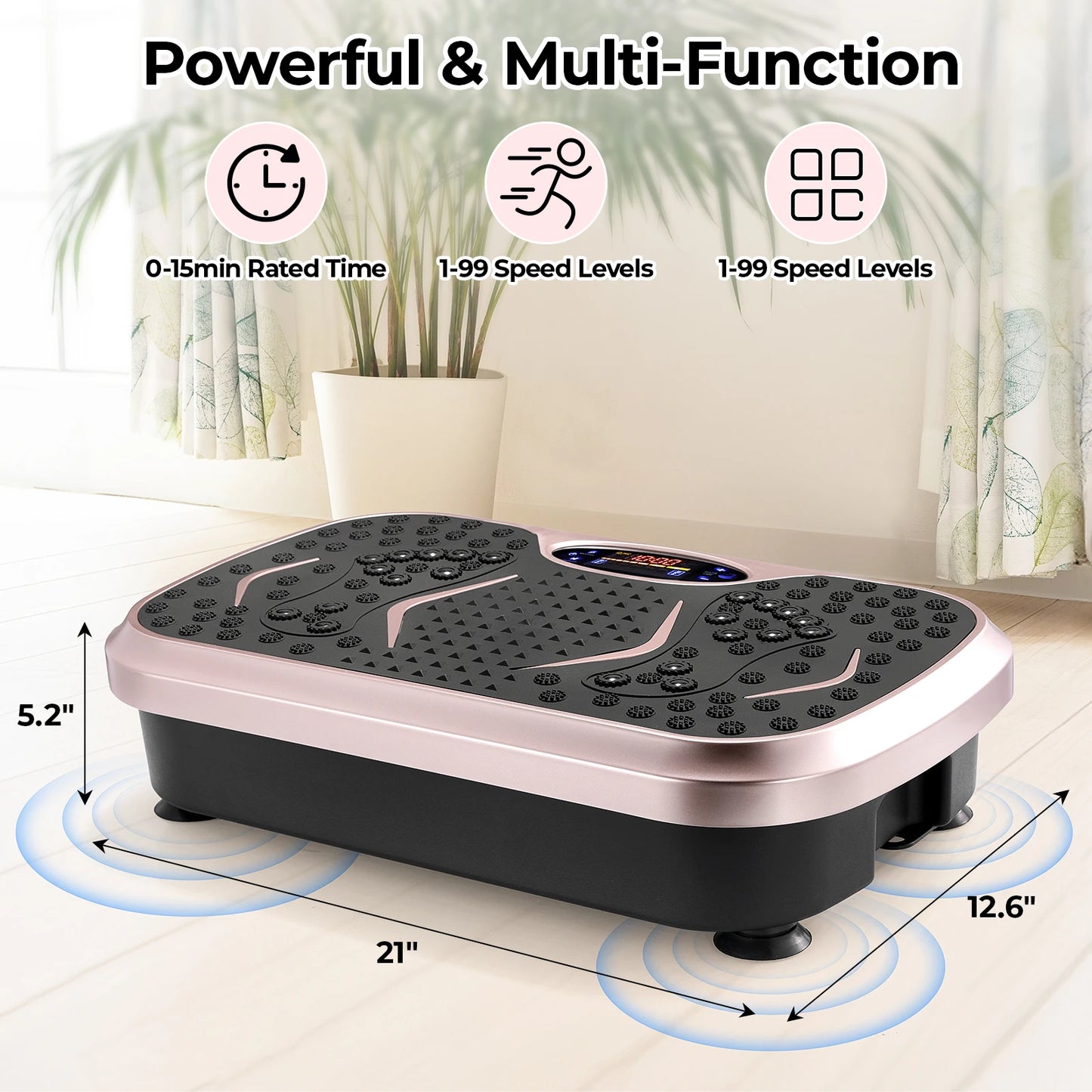 Vibration Plate Exercise Machine, Vibration Plate for Lymphatic Drainage,
