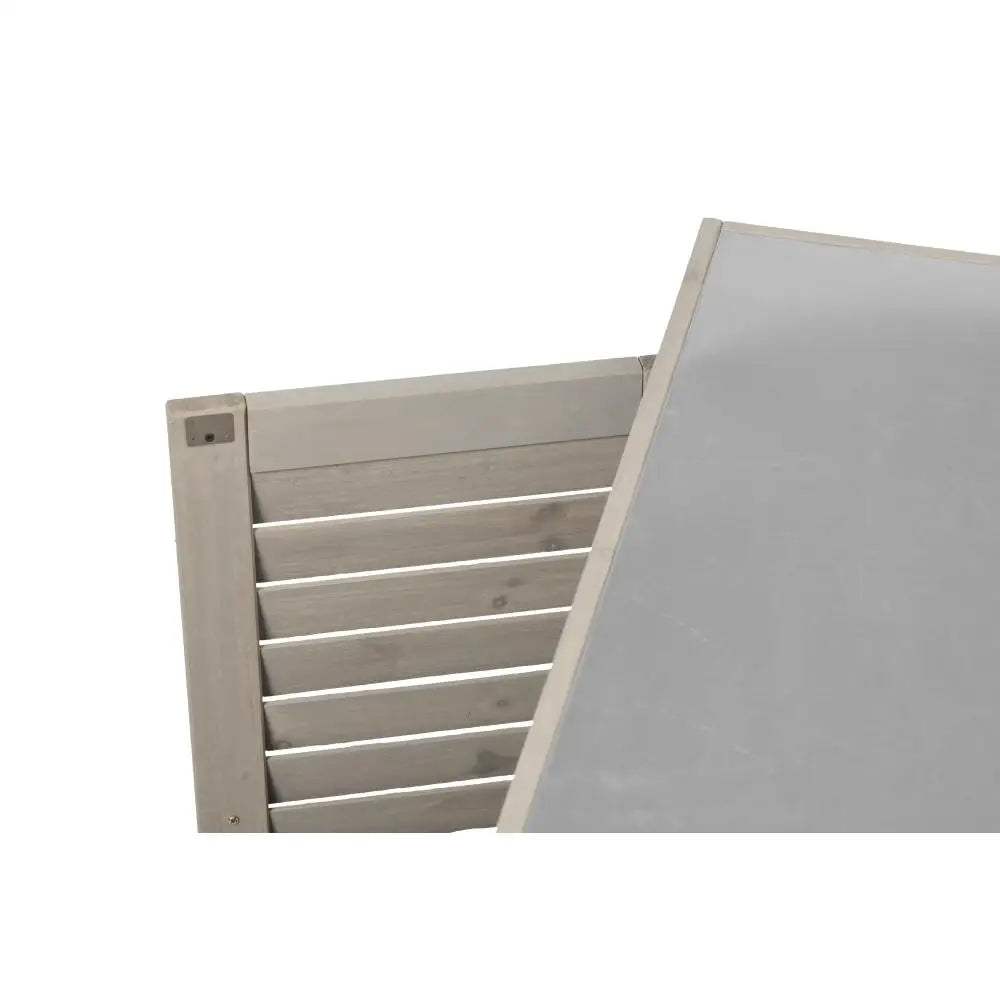 Potting Bench with Storage Cabinet and Metal Table Top for Outdoor Patio,'