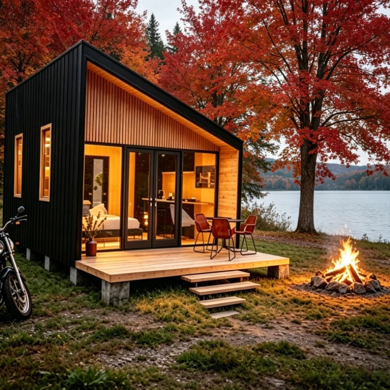 Luxury Prefabricated Tiny Space Capsule House Apple Cabin for Bathroom Warehouse