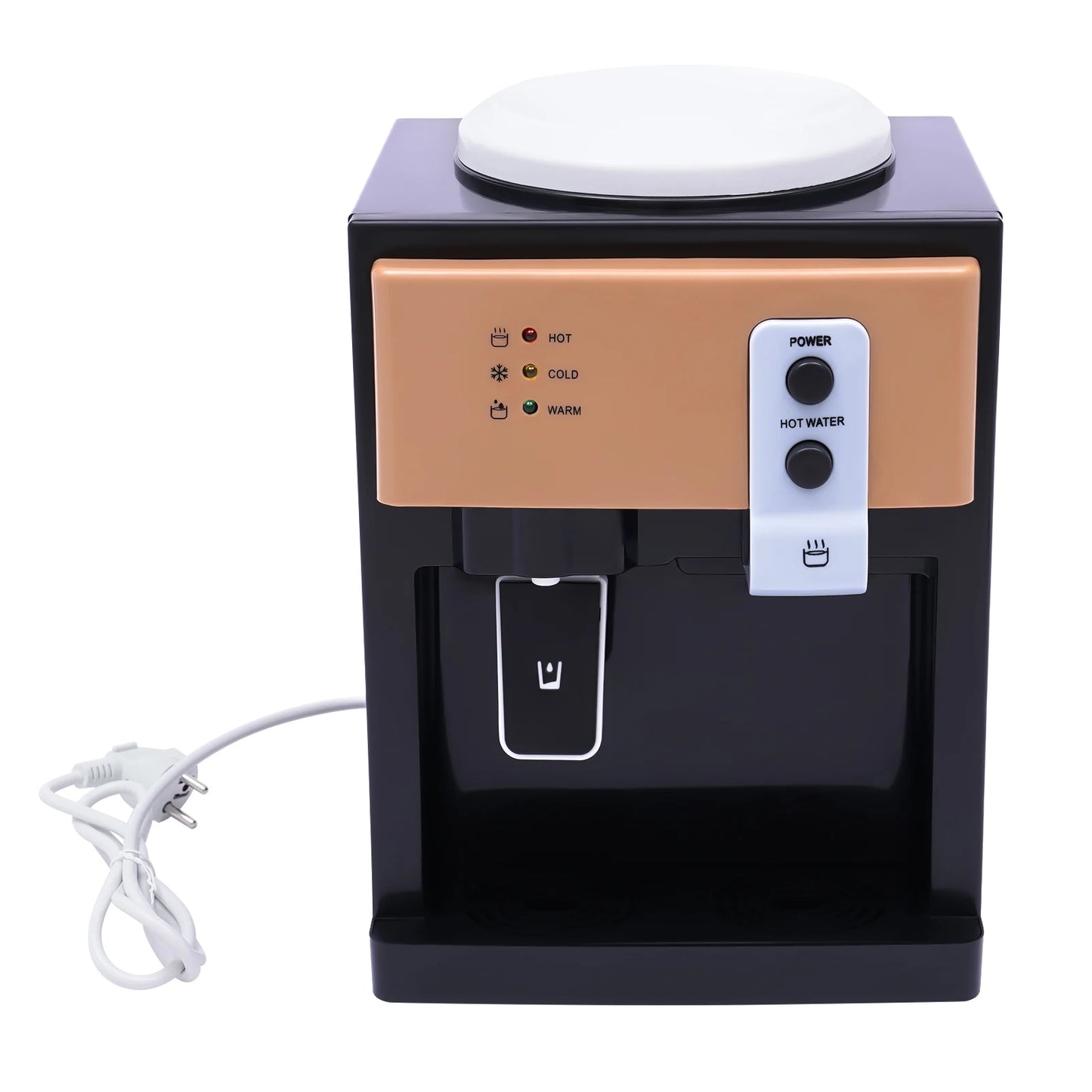 Electric Hot and Cold Water Cooler Dispenser  Desktop Top Loading
