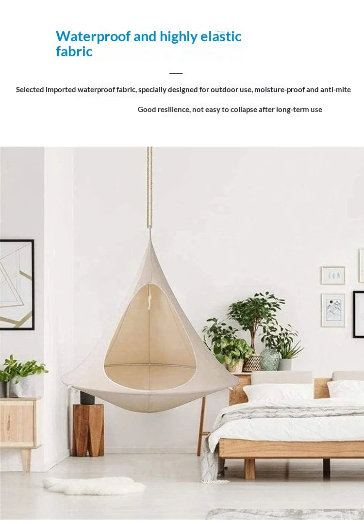 Outdoor Indoor Courtyard Hammocks Swings Butterfly-shaped Hanging Chairs
