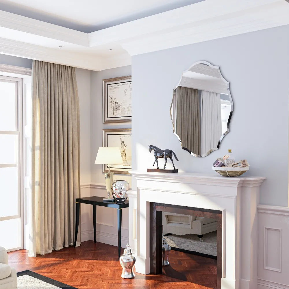 Frameless Wall Mirror Home Decorative Art Design