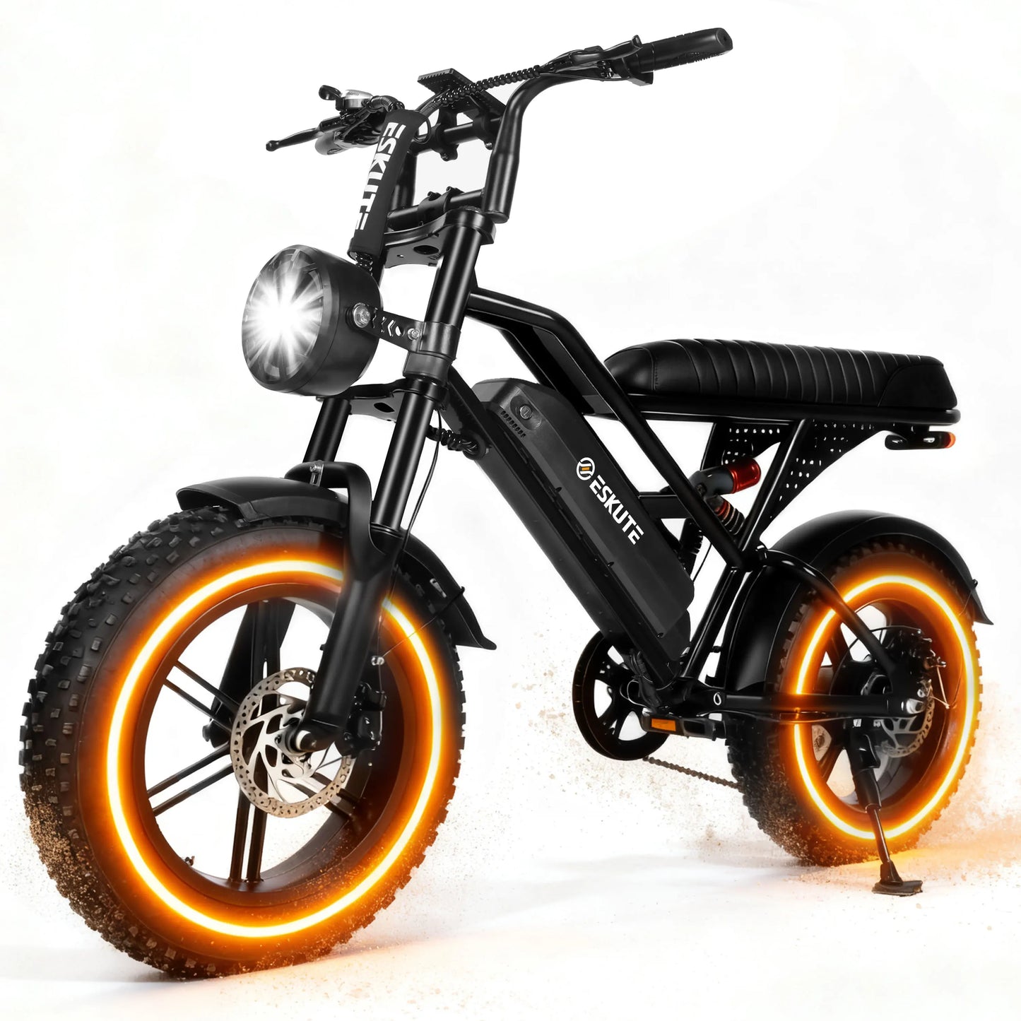 V100 Electric Bike, 1500W Peak 28MPH 48V13Ah Motorcycle,