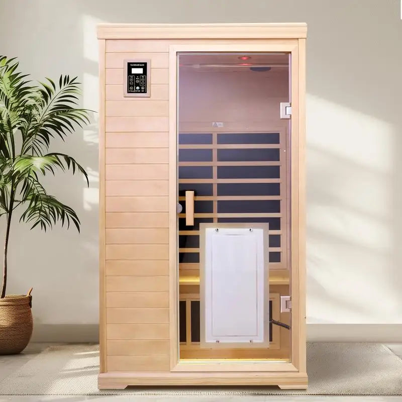 Two-Person Far-Infrared Hemlock Indoor Sauna Room, Health Benefits