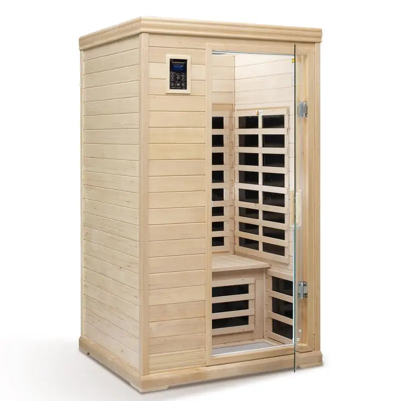 Two-Person Far-Infrared Hemlock Indoor Sauna Room, Health Benefits