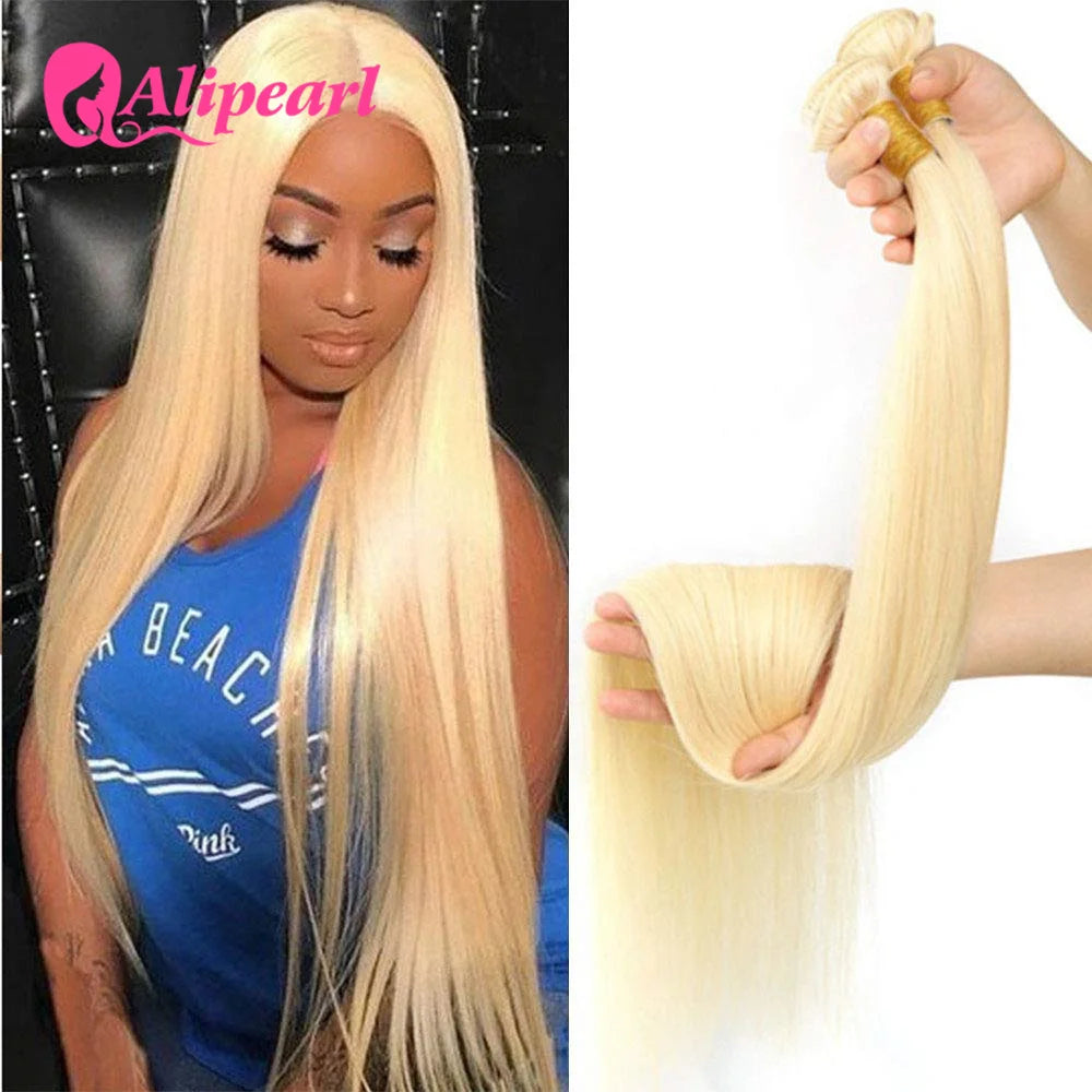 Blonde Human Hair Bundles 3 Bundles