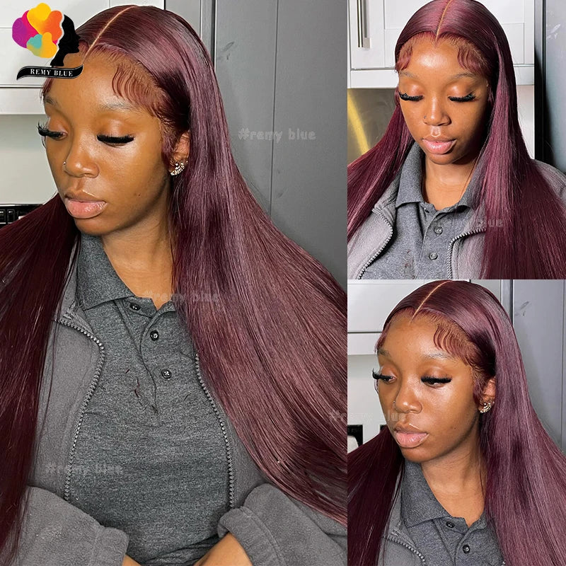 Straight Hair 13X6 Lace Frontal Wig  9Human Hair Wigs