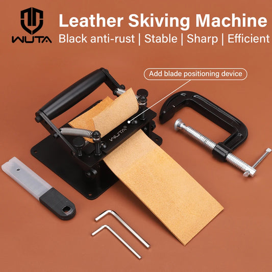 Manual Leather Skiving Machine Strip Belt Thinning Skiver Splitter