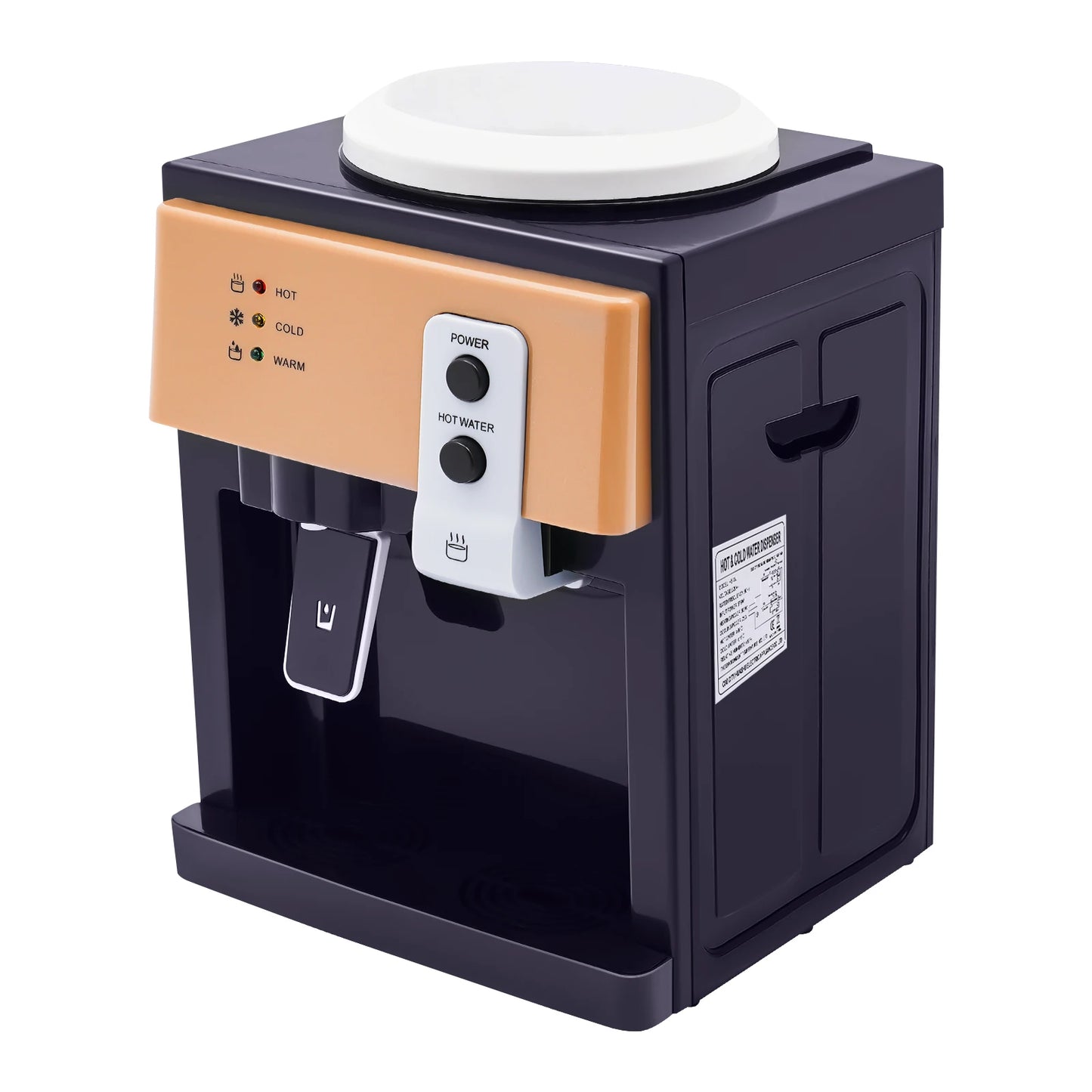 Electric Hot and Cold Water Cooler Dispenser  Desktop Top Loading