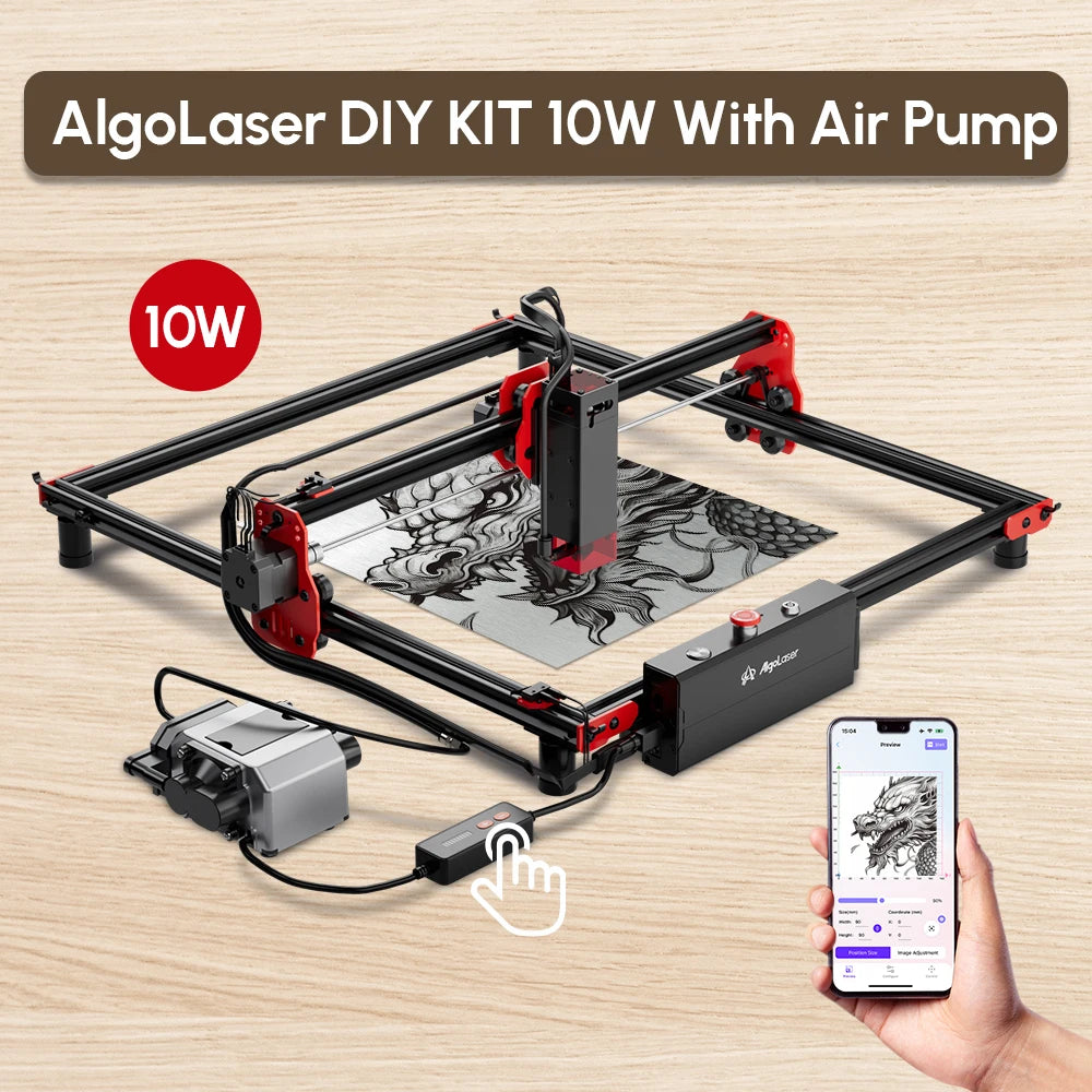 DIY KIT 10W Woodworkers Laser Engraving Cutting Machine
