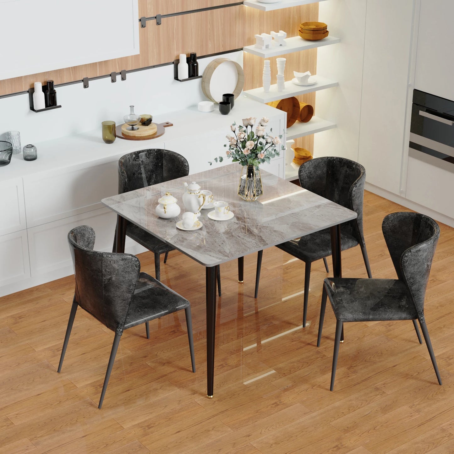 Rectangular Dining Modern Dining Desk Table Furniture
