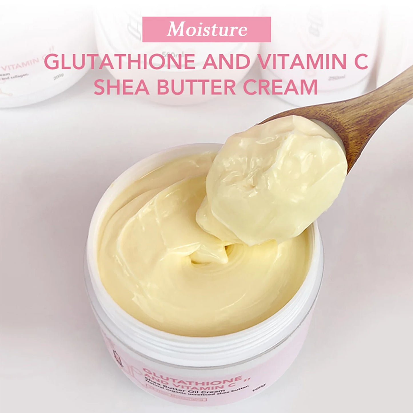 Skin Whitening Set, With Glutathione, Vitamin C, Shea Butter,