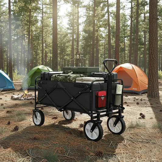 Collapsible Folding Wagon, 39 Inch Heavy Duty