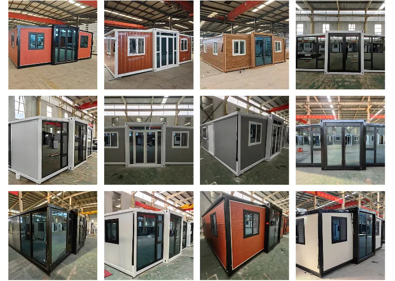 Prefab Houses Module Customized Outdoor Factory Container Home Foldable Tiny 2 3 4 Bedroom Living Container House 20Ft 40Ft