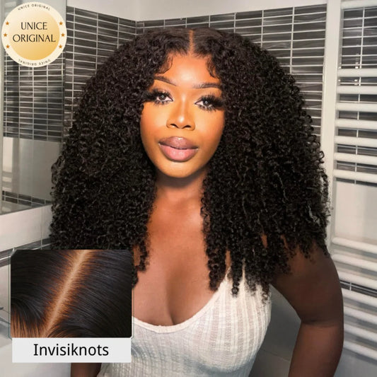 Hair Bye Bye Knots Wig Kinky Curly Natural Black
