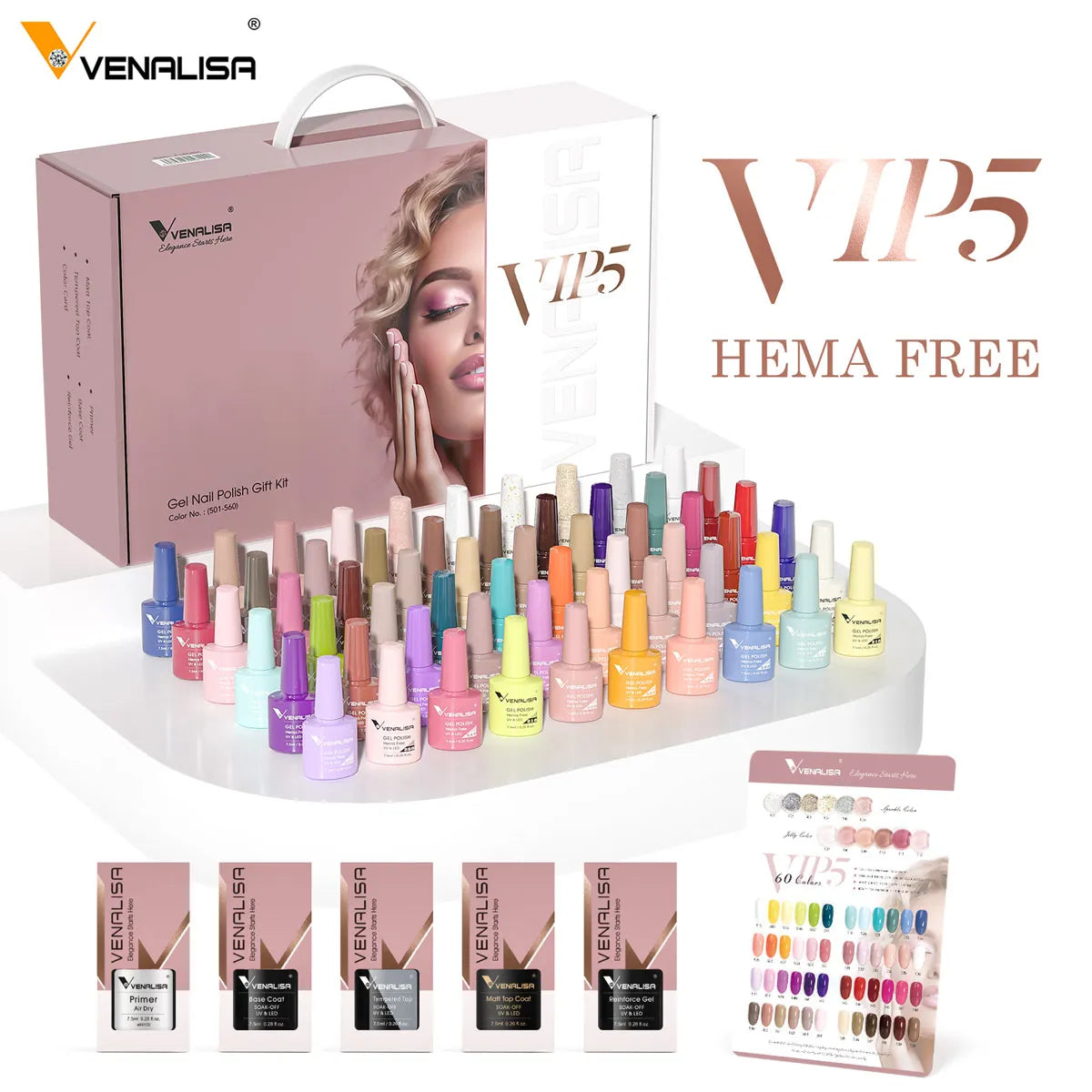 Gel Nail Polish Kit  Color Nail Manicure Soak  Nail Gel Varnish Set